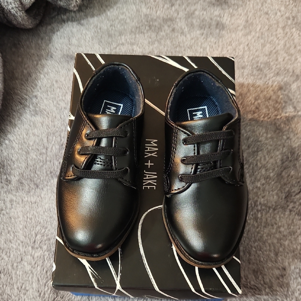 Boy's Black Dress Shoes